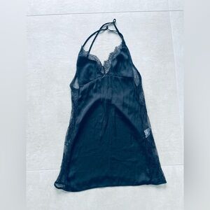 Black New French Night Gown.